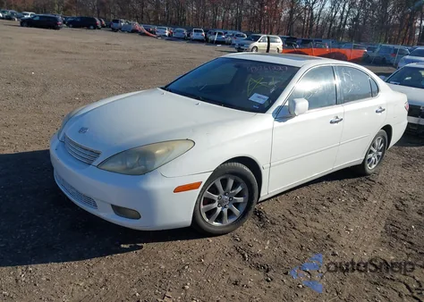 2004 Lexus Es 330 z USA, uszkodzony, nr VIN JTHBA30G545008090